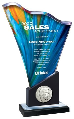 Artistic Wave Acrylic Award - Schoppy's Since 1921