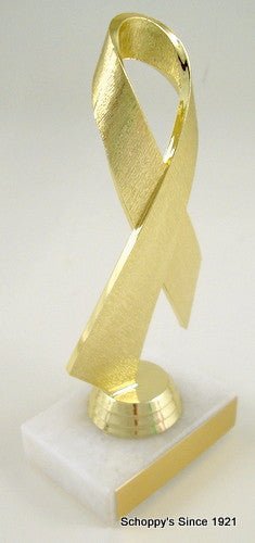 Awareness Ribbon Trophy on Camouflage Original Metal Roll Column-Trophies-Schoppy's Since 1921