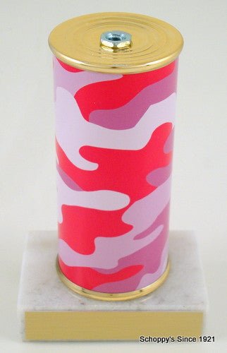 Awareness Ribbon Trophy on Camouflage Original Metal Roll Column-Trophies-Schoppy's Since 1921