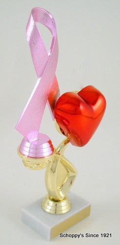 Awareness Ribbon Heart Trophy - Schoppy's Since 1921