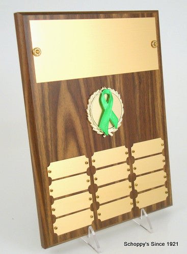 Awareness Ribbon Perpetual Plaque - Schoppy's Since 1921