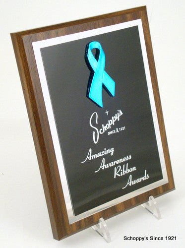 Awareness Ribbon Plaque 6" x 8" - Schoppy's Since 1921