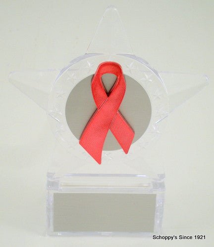 Awareness Ribbon Star Acrylic Trophy-Trophies-Schoppy's Since 1921