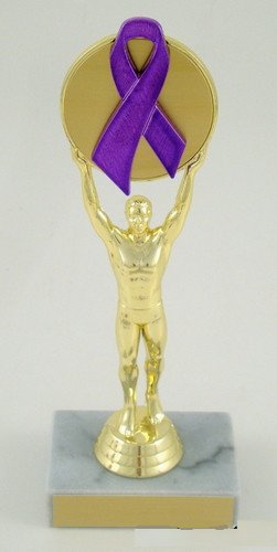 Awareness Ribbon Victory Male Trophy-Trophies-Schoppy's Since 1921