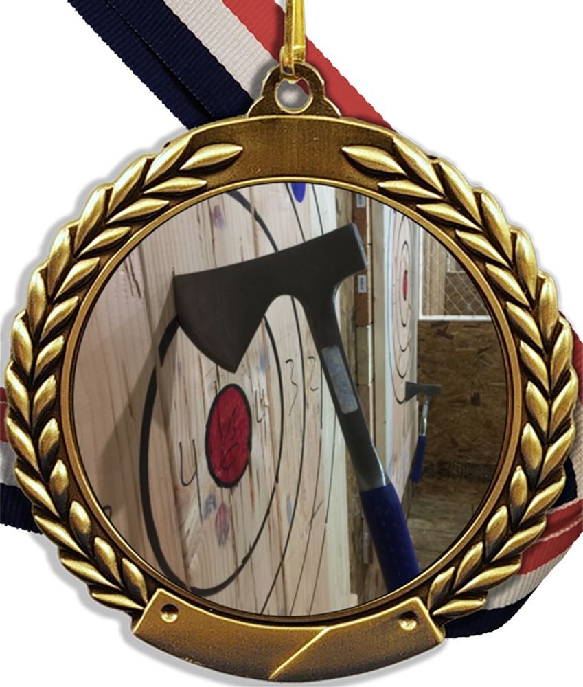 Axe Throwing Medal - Schoppy's Since 1921