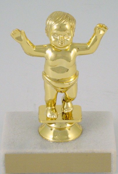 Stand up Baby on Marble Base-Trophies-Schoppy's Since 1921