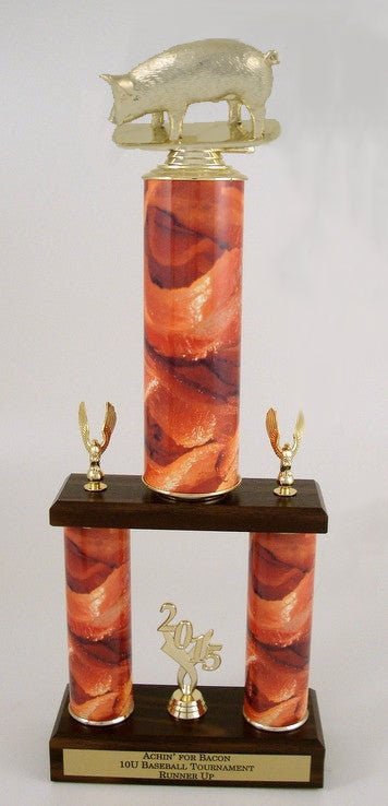 Bacon Two Column Trophy - Schoppy&