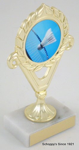 Badminton Logo Trophy Deluxe - Schoppy's Since 1921