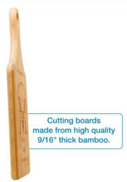 Bamboo Paddle Shape Cutting Board - Schoppy's Since 1921