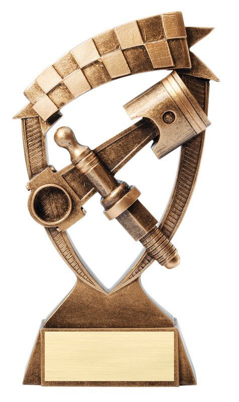 Banner Spark Plug Piston Resin Trophy - Schoppy's Since 1921