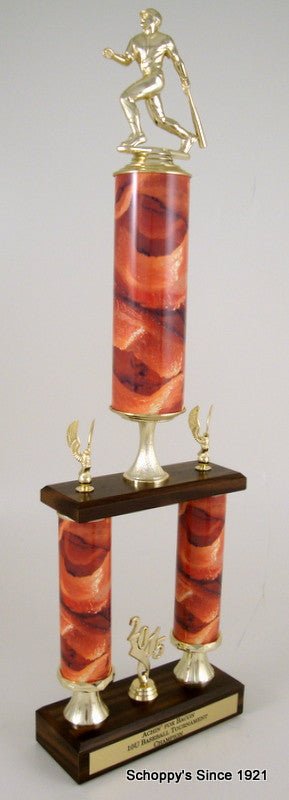 Baseball Bacon Trophy Two Column - Schoppy's Since 1921