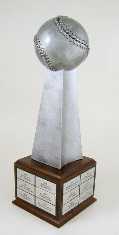 Baseball Championship Large Resin Trophy On Perpetual Base - Schoppy's Since 1921