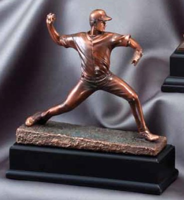 Baseball Pitcher Resin Trophy - Schoppy's Since 1921