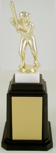 Baseball Player Figure Tower Base Trophy - Schoppy's Since 1921