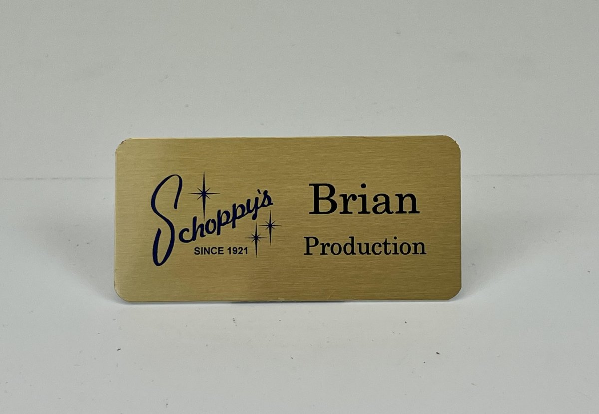 Basic Name Badge - Schoppy's Since 1921