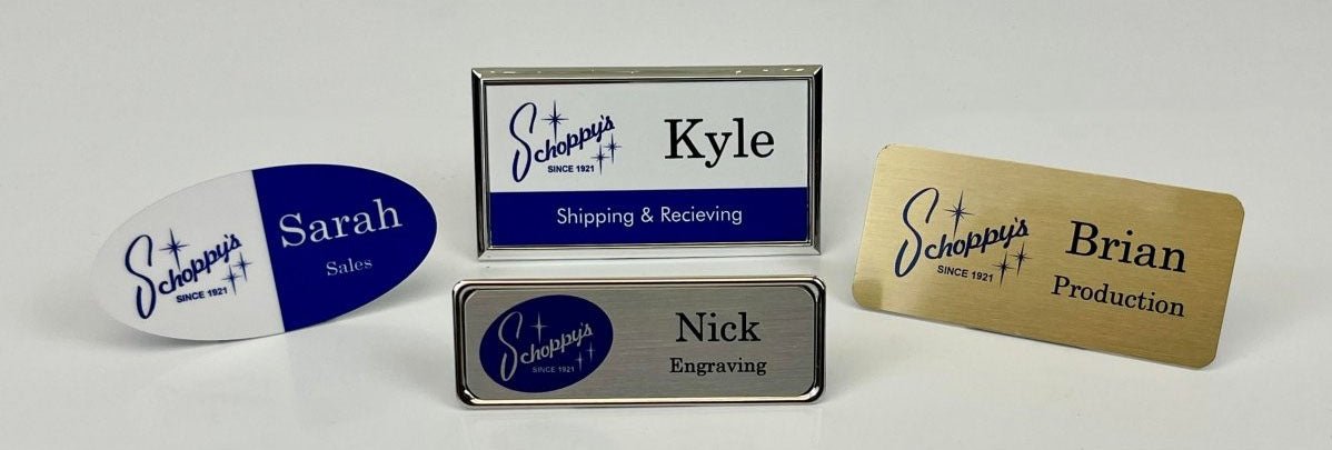 Basic Name Badges - Schoppy's Since 1921