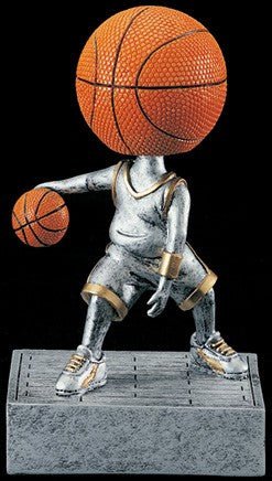 Basketball Bobblehead Resin Trophy-Trophies-Schoppy's Since 1921