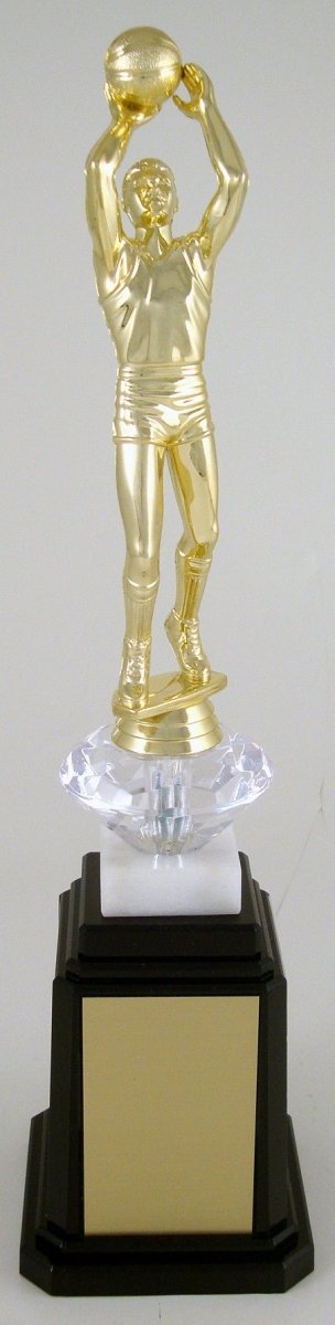 Basketball Figure Tower Base Trophy - Schoppy's Since 1921