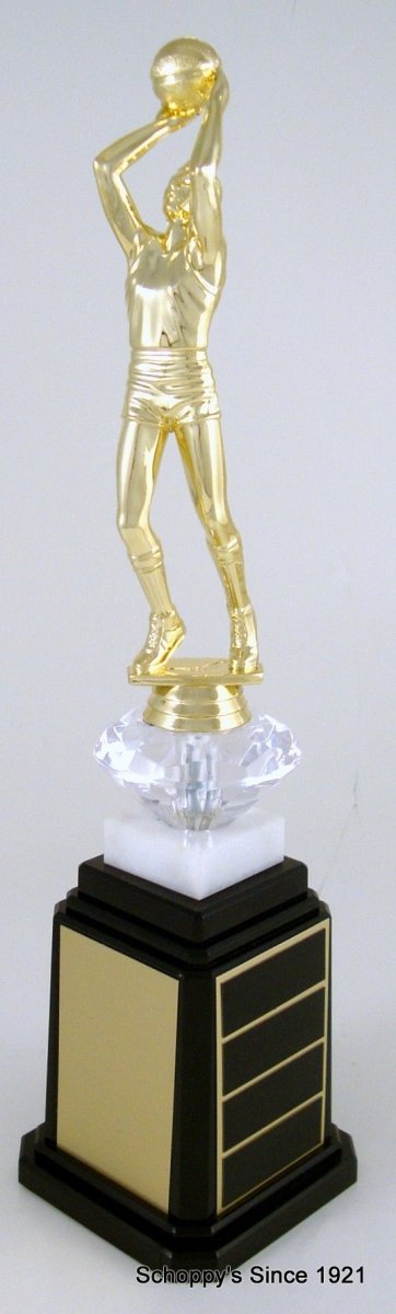 Basketball Figure Tower Base Trophy - Schoppy's Since 1921