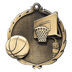 Basketball Wreath Medal - Schoppy's Since 1921