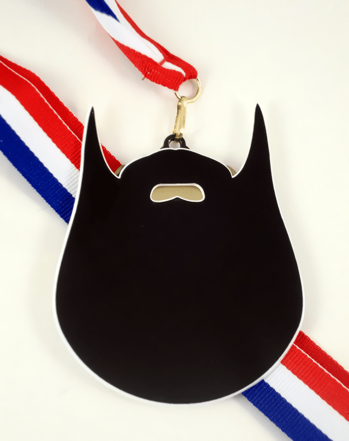 Beard Medal - Your Choice of Neck Ribbon Color - Schoppy&