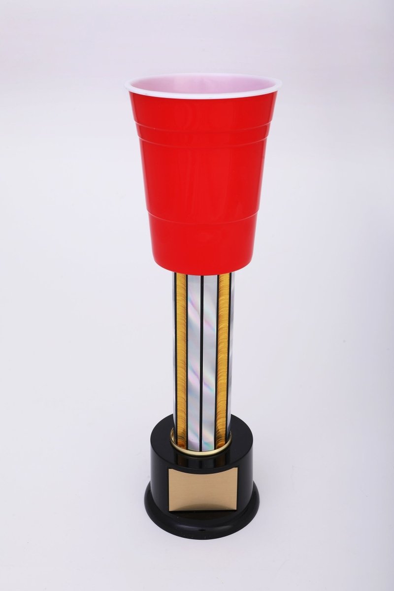 Beer Pong Column Trophy - Schoppy's Since 1921