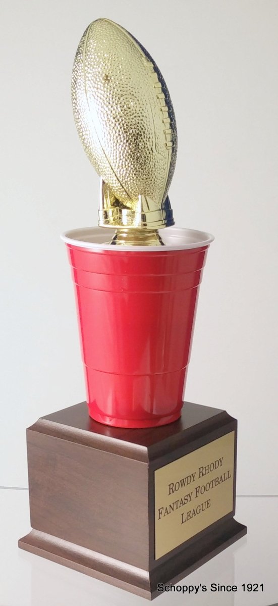 Beer Pong Football Trophy - Schoppy's Since 1921