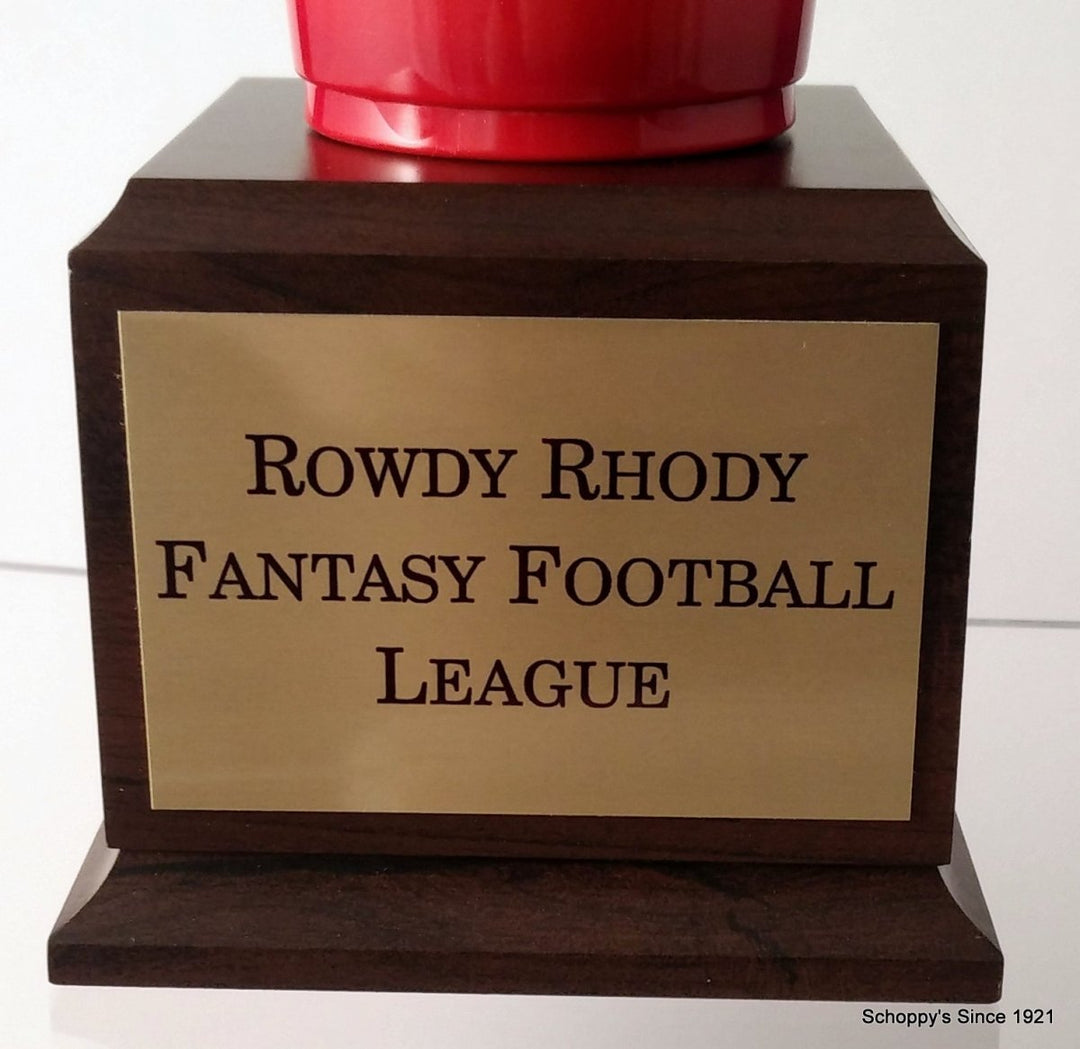 Beer Pong Football Trophy - Schoppy's Since 1921