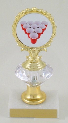 Beer Pong Rack Logo Trophy - Schoppy's Since 1921