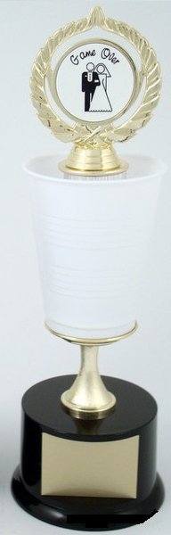 Beer Pong Trophy - Wedding Edition - Bride - Schoppy's Since 1921