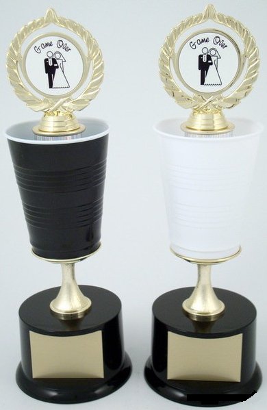 Beer Pong Trophy - Wedding Edition - Schoppy's Since 1921