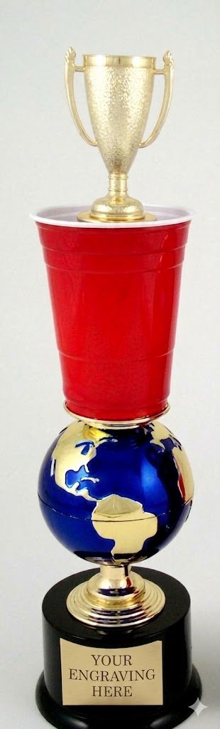 Beer Pong World's Greatest Trophy - Schoppy's Since 1921