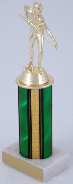 Billiards Trophy on 4" Column-Trophies-Schoppy's Since 1921