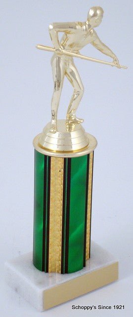 Billiards Trophy on 4" Column-Trophies-Schoppy's Since 1921