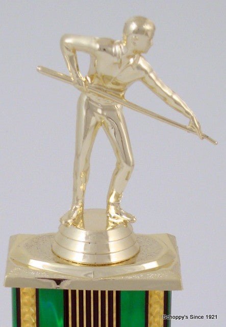 Billiards Column Trophy