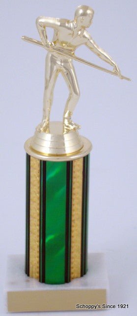 Billiards Trophy on 4" Column-Trophies-Schoppy's Since 1921