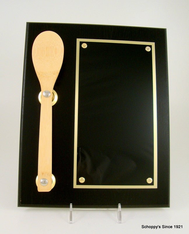 Black Plaque with Wooden Spoon - Schoppy's Since 1921