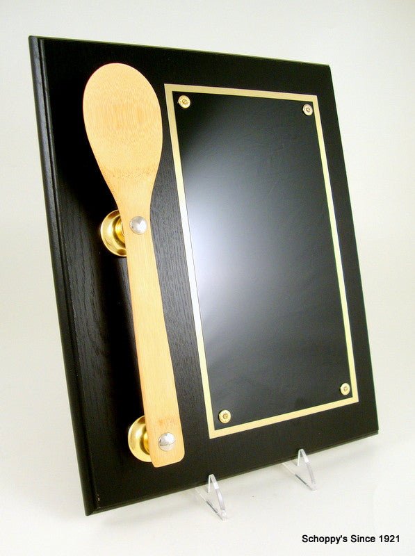 Black Plaque with Wooden Spoon - Schoppy's Since 1921