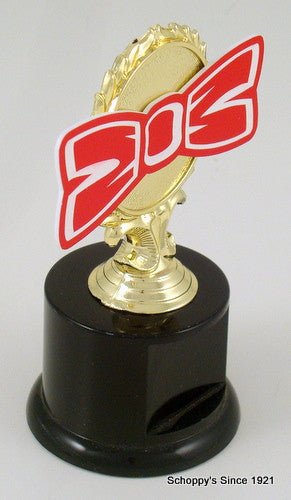 Bowtie Award on Black Round Base-Trophies-Schoppy's Since 1921