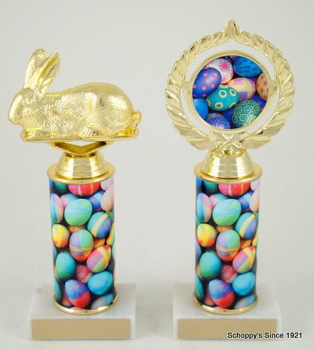 Bunny Easter Egg Custom Column Trophy - Schoppy's Since 1921