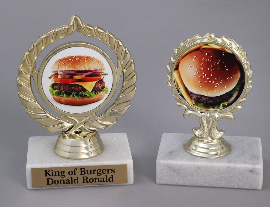 Burger Logo Trophy - Schoppy's Since 1921