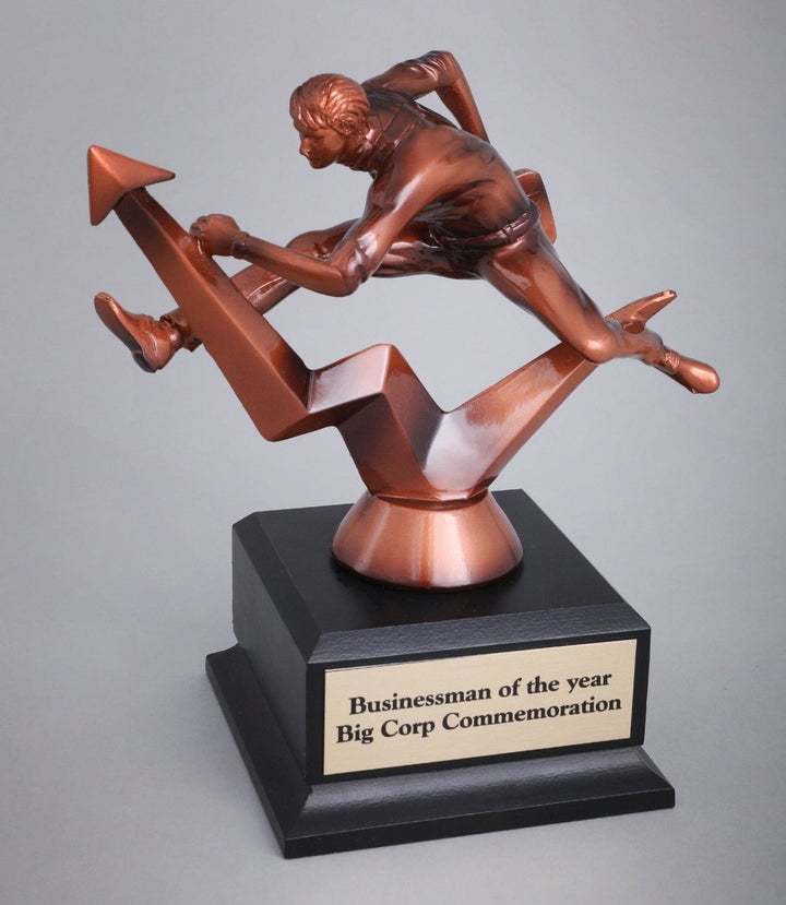 Business Hurdler Figure Trophy - Schoppy's Since 1921