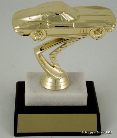 Corvette Trophy on Marble Base-Trophies-Schoppy's Since 1921