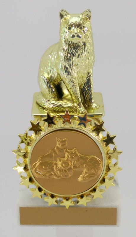 Cat Starred Logo Holder Trophy - Schoppy's Since 1921