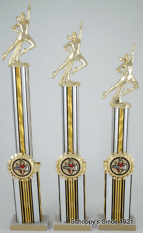 Cheerleading Double Column Star Holder Trophy - Schoppy's Since 1921