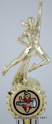 Cheerleading Trophy with Star Holder - Set - Schoppy's Since 1921