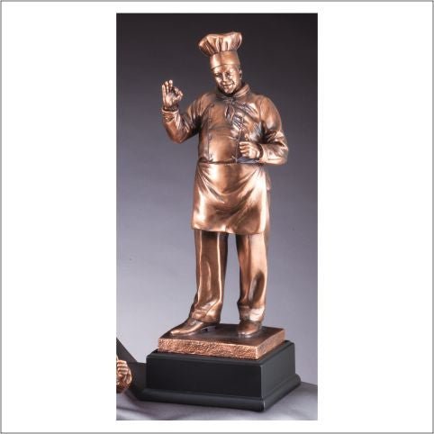 Male Chef Resin Trophy-Trophies-Schoppy's Since 1921