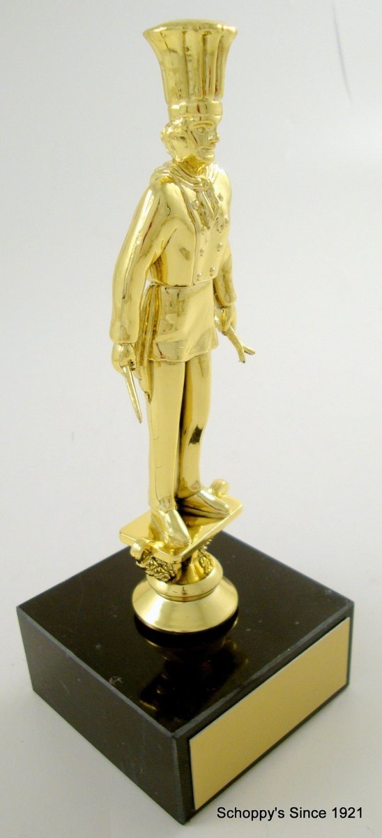 Chef Trophy Figure on Black Marble base - Schoppy's Since 1921