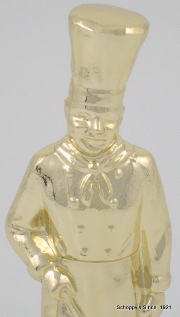 Chef Trophy Metal Figure on Marble base-Trophies-Schoppy's Since 1921