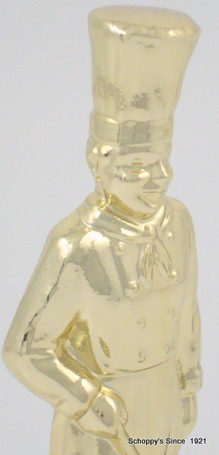 Chef Trophy Metal Figure on Marble base-Trophies-Schoppy's Since 1921